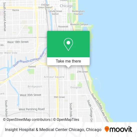 Insight Hospital & Medical Center Chicago map