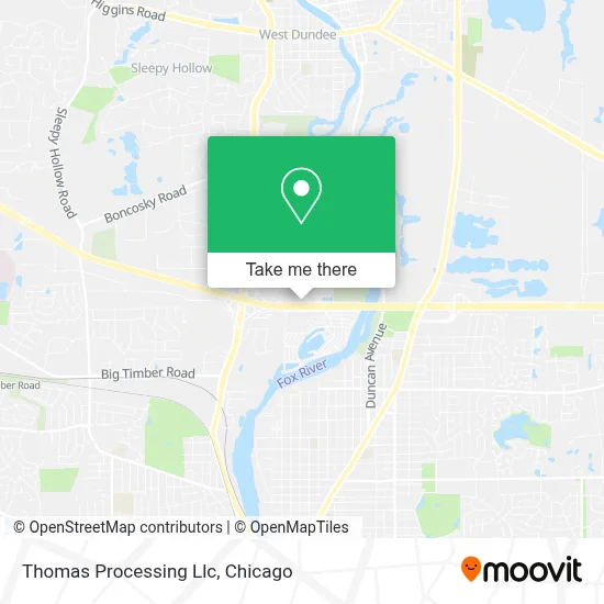 Thomas Processing Llc map