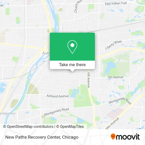 New Paths Recovery Center map