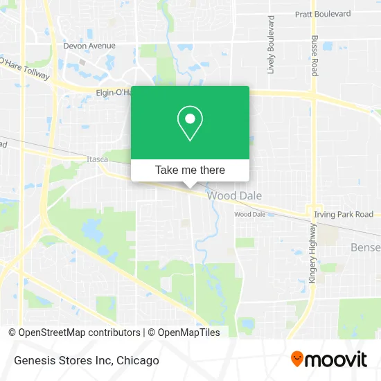 Genesis Stores Inc map