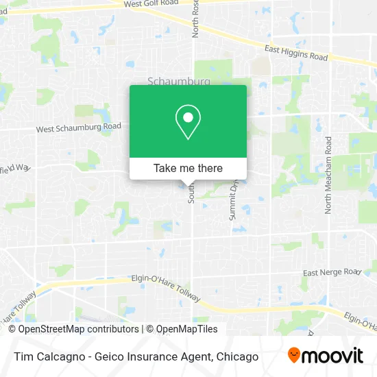 Tim Calcagno - Geico Insurance Agent map
