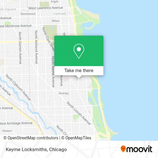 Keyme Locksmiths map