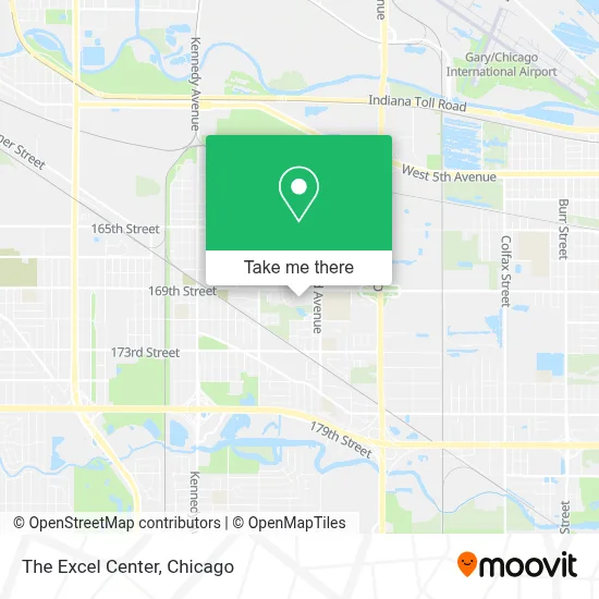 The Excel Center map