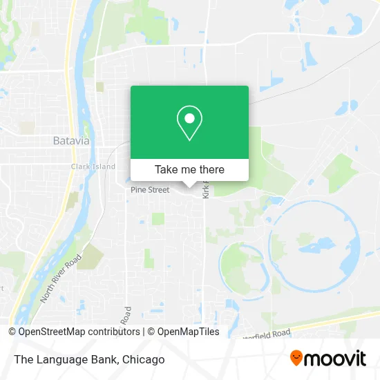 The Language Bank map