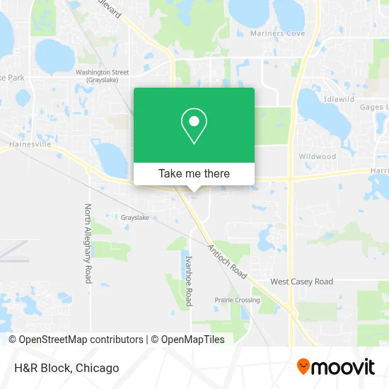 H&R Block map