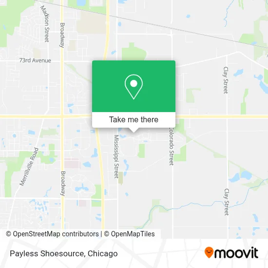 Payless Shoesource map
