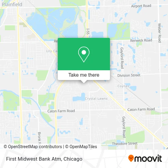 First Midwest Bank Atm map