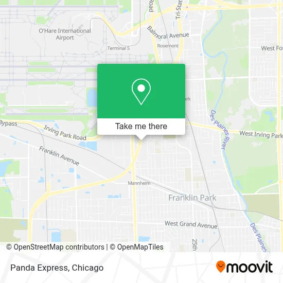 Panda Express map
