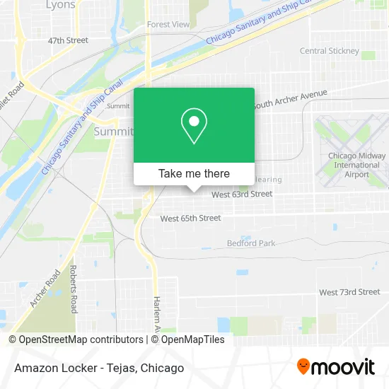 Amazon Locker - Tejas map
