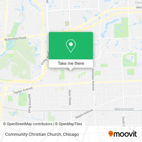 Community Christian Church map