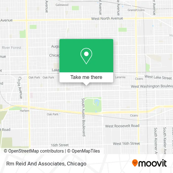Rm Reid And Associates map