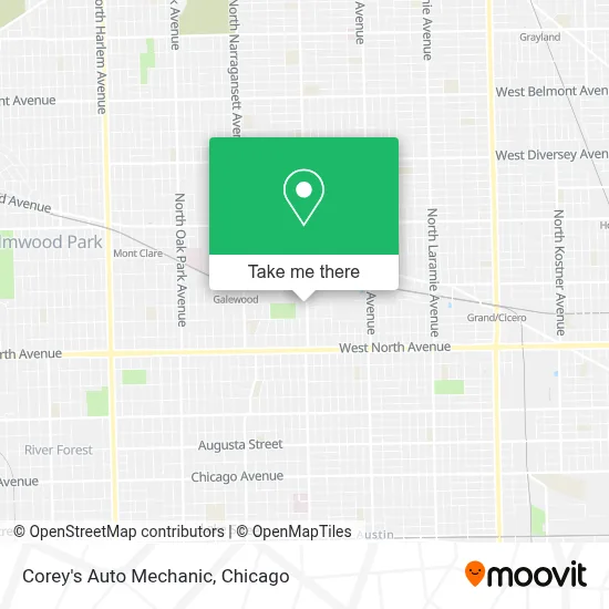 Corey's Auto Mechanic map
