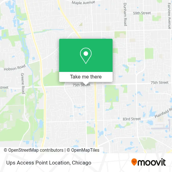 Ups Access Point Location map