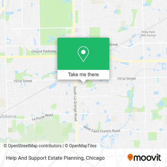 Help And Support Estate Planning map