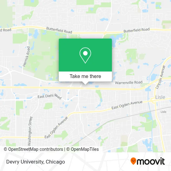 Devry University map