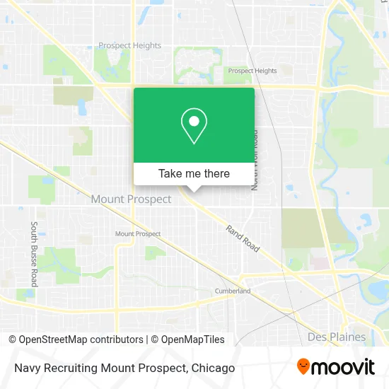 Navy Recruiting Mount Prospect map