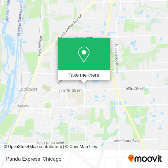 Panda Express map