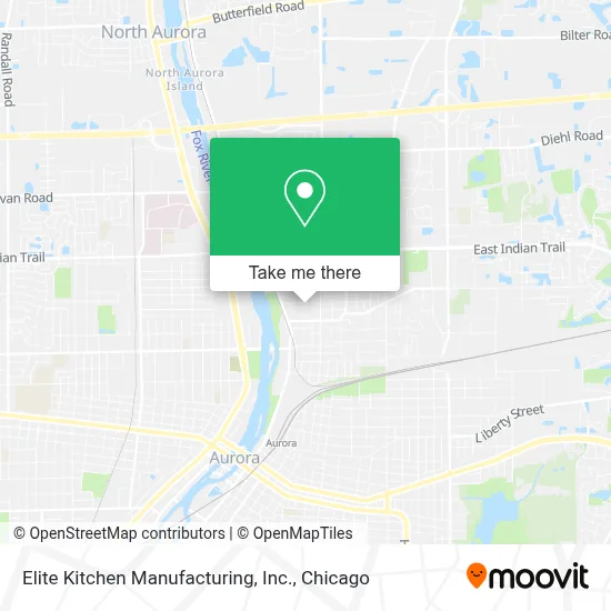 Elite Kitchen Manufacturing, Inc. map