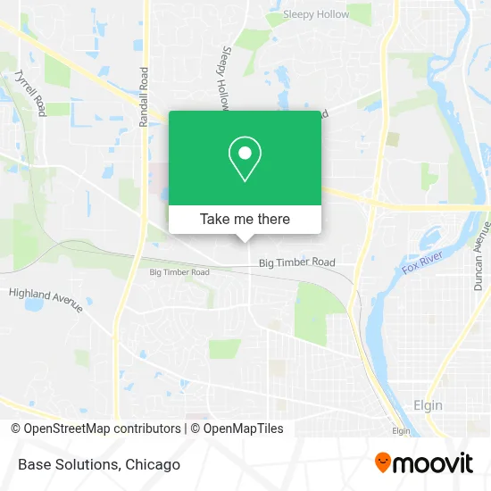 Base Solutions map