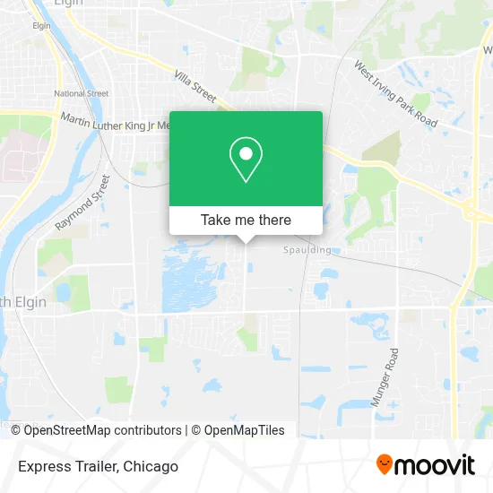 Express Trailer map