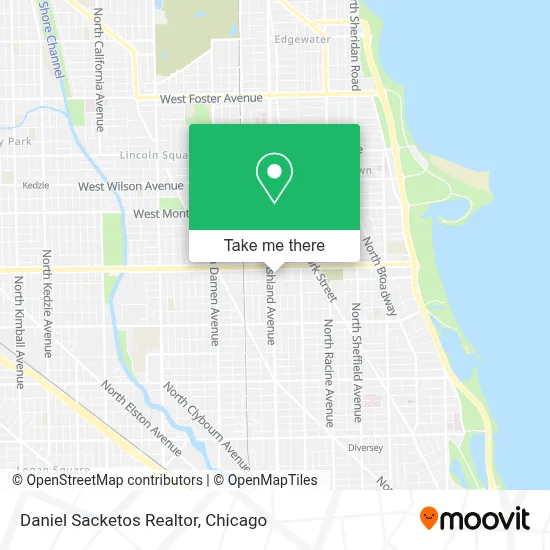 Daniel Sacketos Realtor map