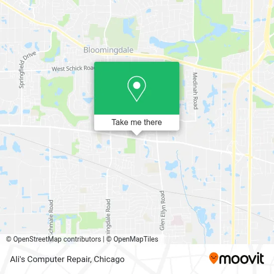 Ali's Computer Repair map