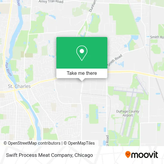 Swift Process Meat Company map