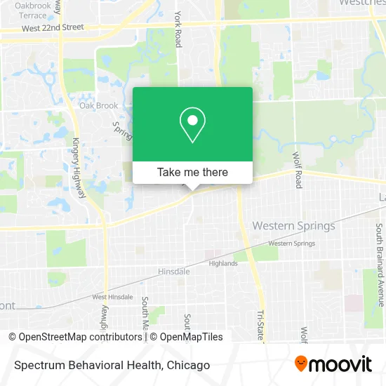 Spectrum Behavioral Health map