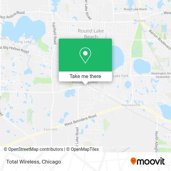 Total Wireless map