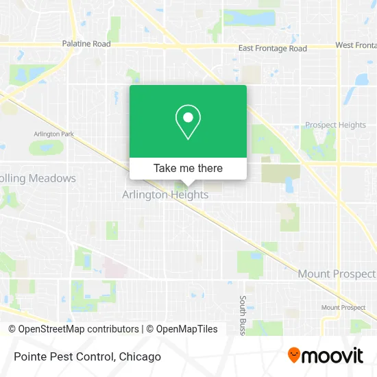 Pointe Pest Control map
