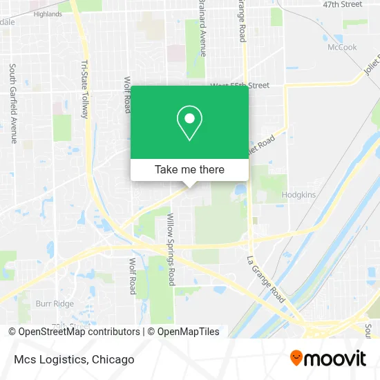 Mcs Logistics map