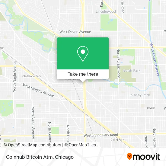 Coinhub Bitcoin Atm map