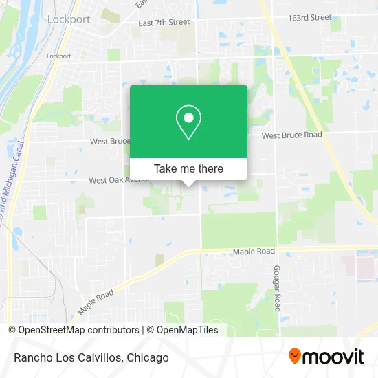 Rancho Los Calvillos map