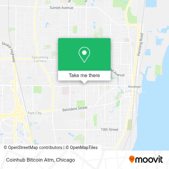 Coinhub Bitcoin Atm map