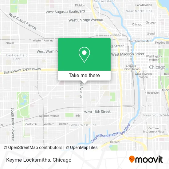 Keyme Locksmiths map