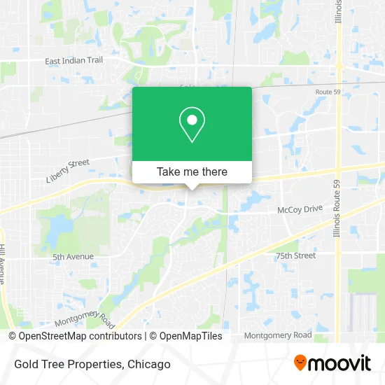 Gold Tree Properties map