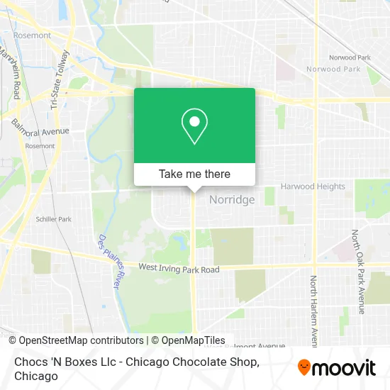 Chocs 'N Boxes Llc - Chicago Chocolate Shop map