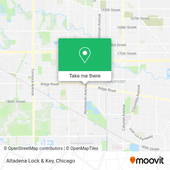 Altadena Lock & Key map