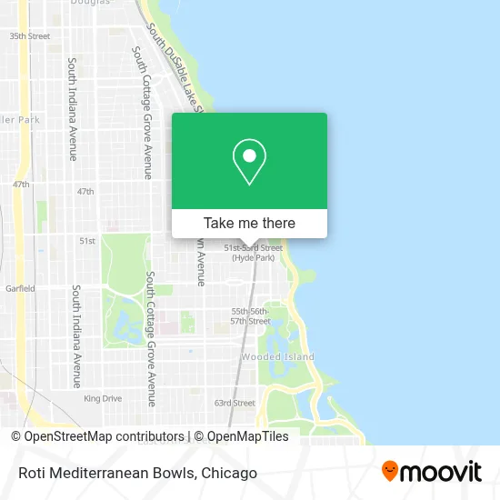 Roti Mediterranean Bowls map