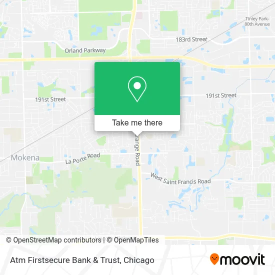 Atm Firstsecure Bank & Trust map
