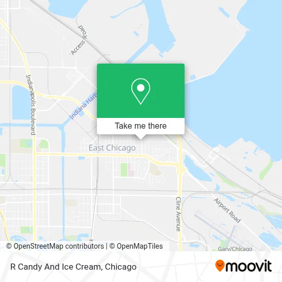 R Candy And Ice Cream map