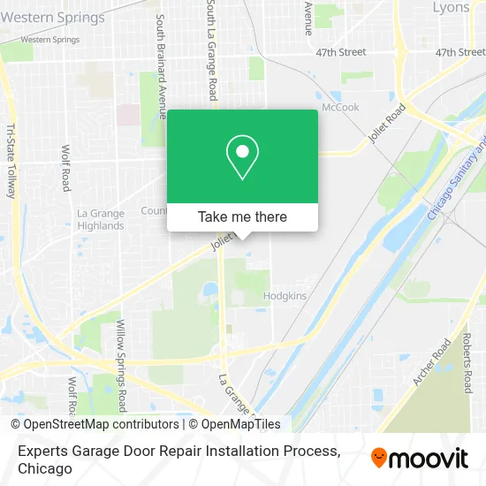 Experts Garage Door Repair Installation Process map