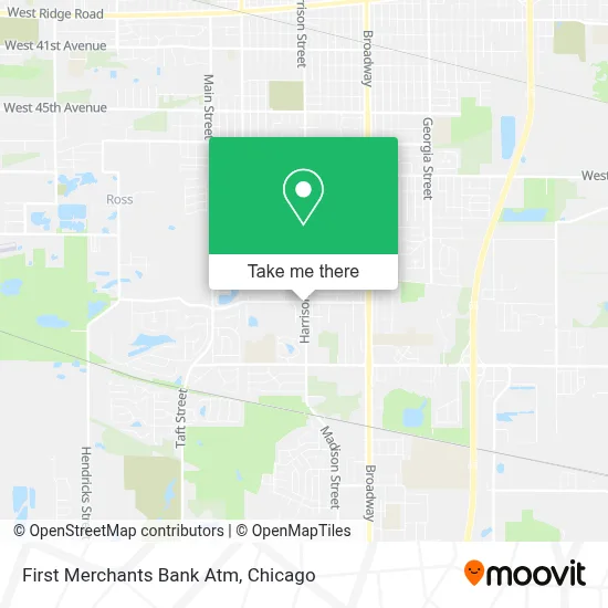 First Merchants Bank Atm map
