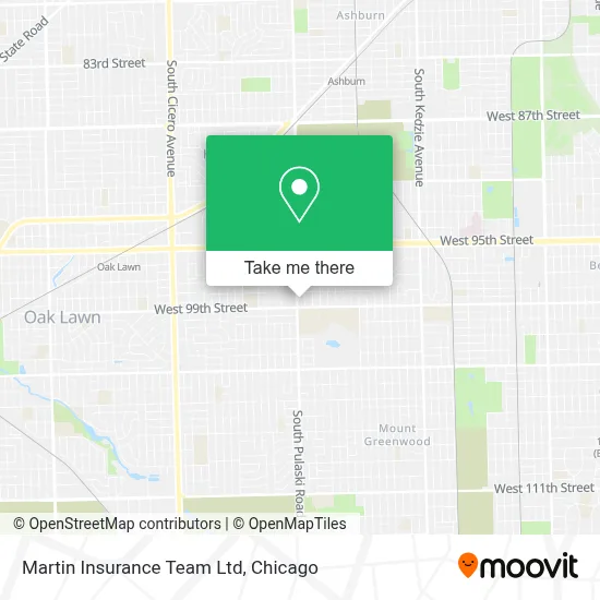 Martin Insurance Team Ltd map