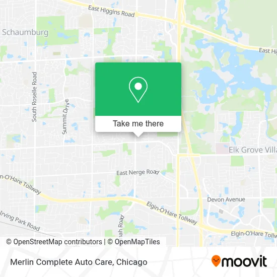 Merlin Complete Auto Care map