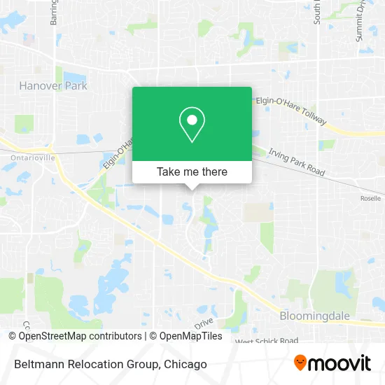 Beltmann Relocation Group map