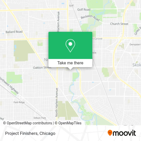 Project Finishers map