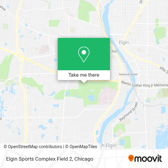 Elgin Sports Complex Field 2 map