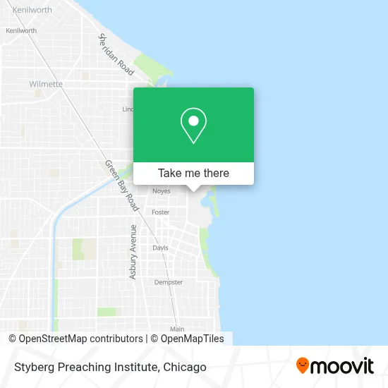 Styberg Preaching Institute map