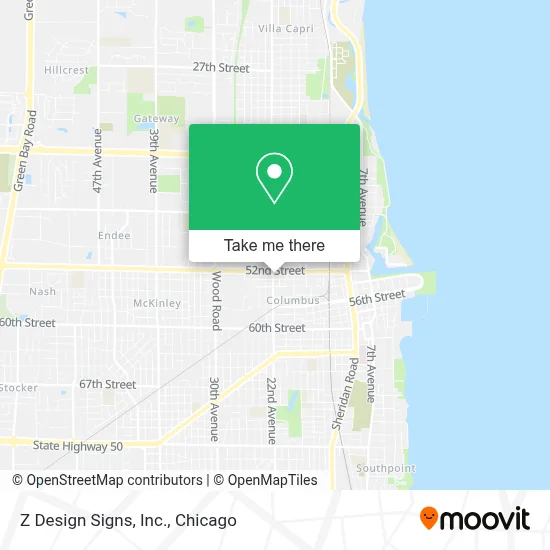 Z Design Signs, Inc. map